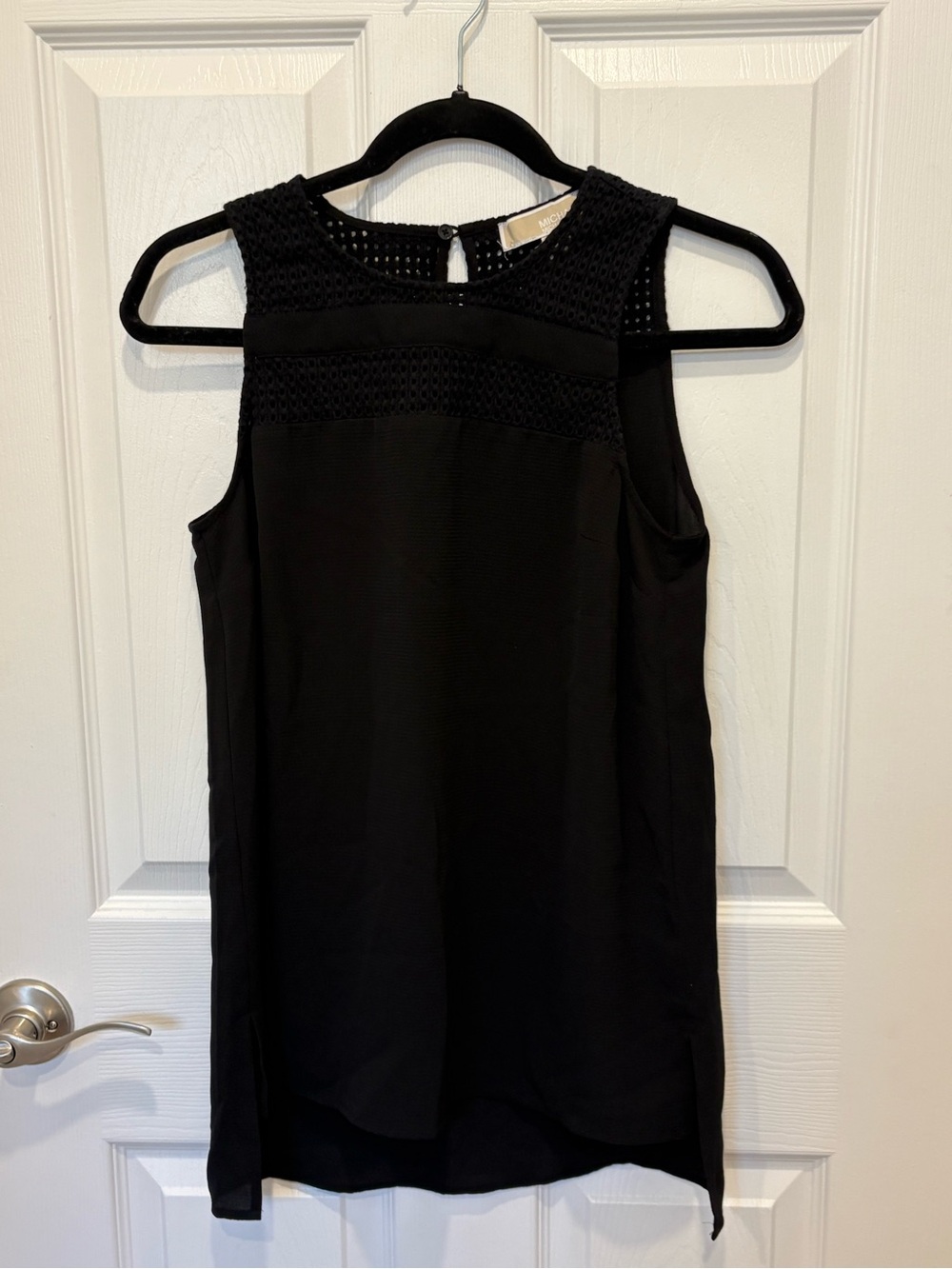 Micheal Kors Black Sleeveless Women's Top #1093